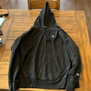 Champion Reverse Weave Black XXL Hoodie